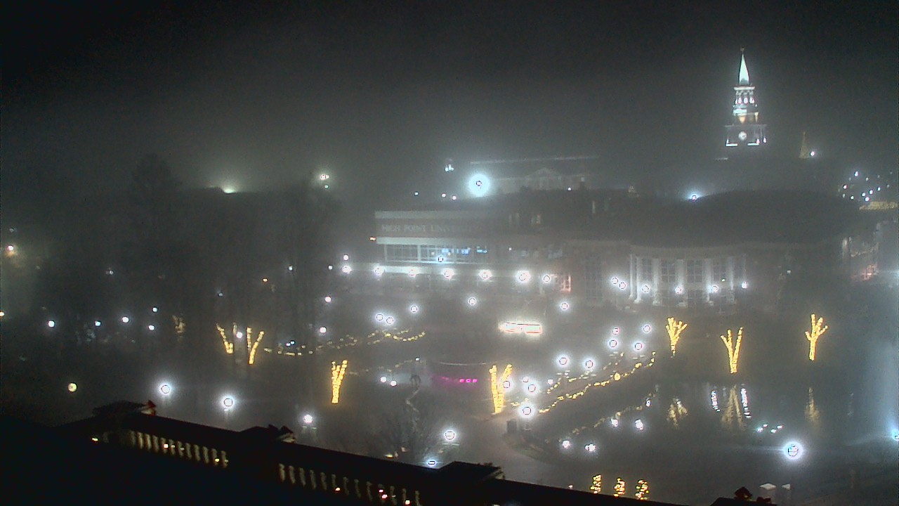 Thumbnail for current weather camera view from High Point University in High Point, North Carolina