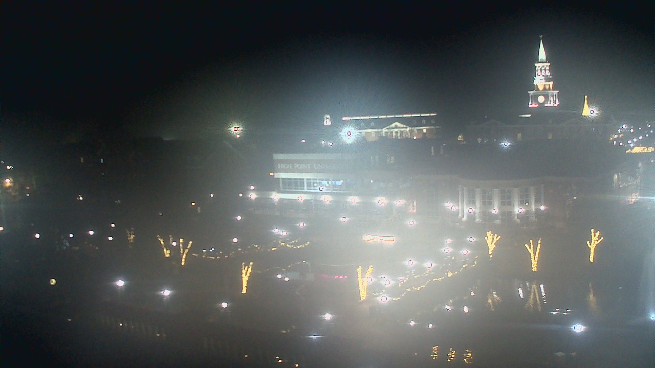 Thumbnail for current weather camera view from High Point University in High Point, North Carolina