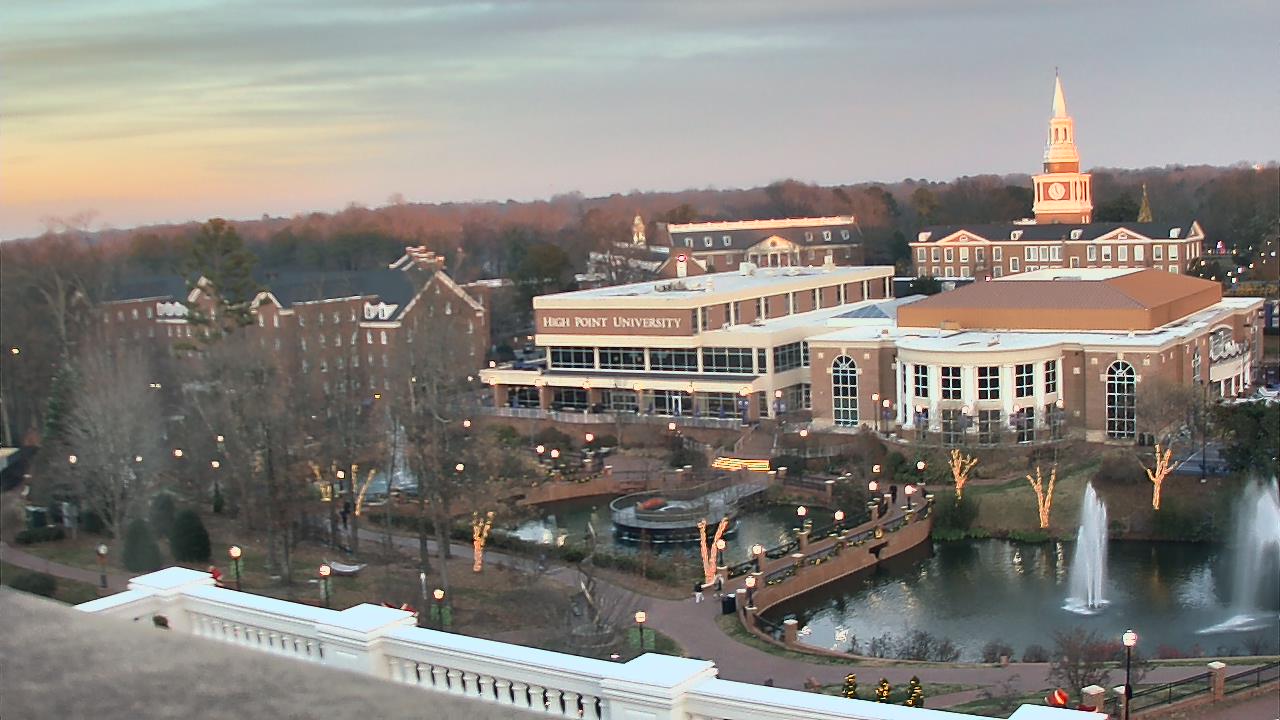 Thumbnail for current weather camera view from High Point University in High Point, North Carolina