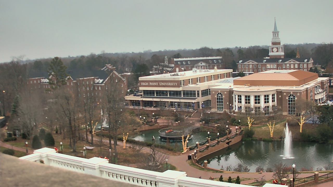 Thumbnail for current weather camera view from High Point University in High Point, North Carolina