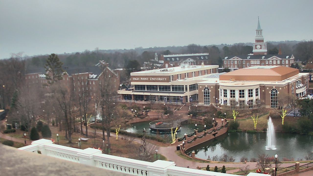Thumbnail for current weather camera view from High Point University in High Point, North Carolina