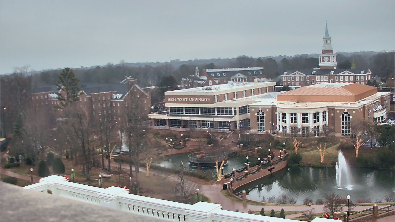 Thumbnail for current weather camera view from High Point University in High Point, North Carolina