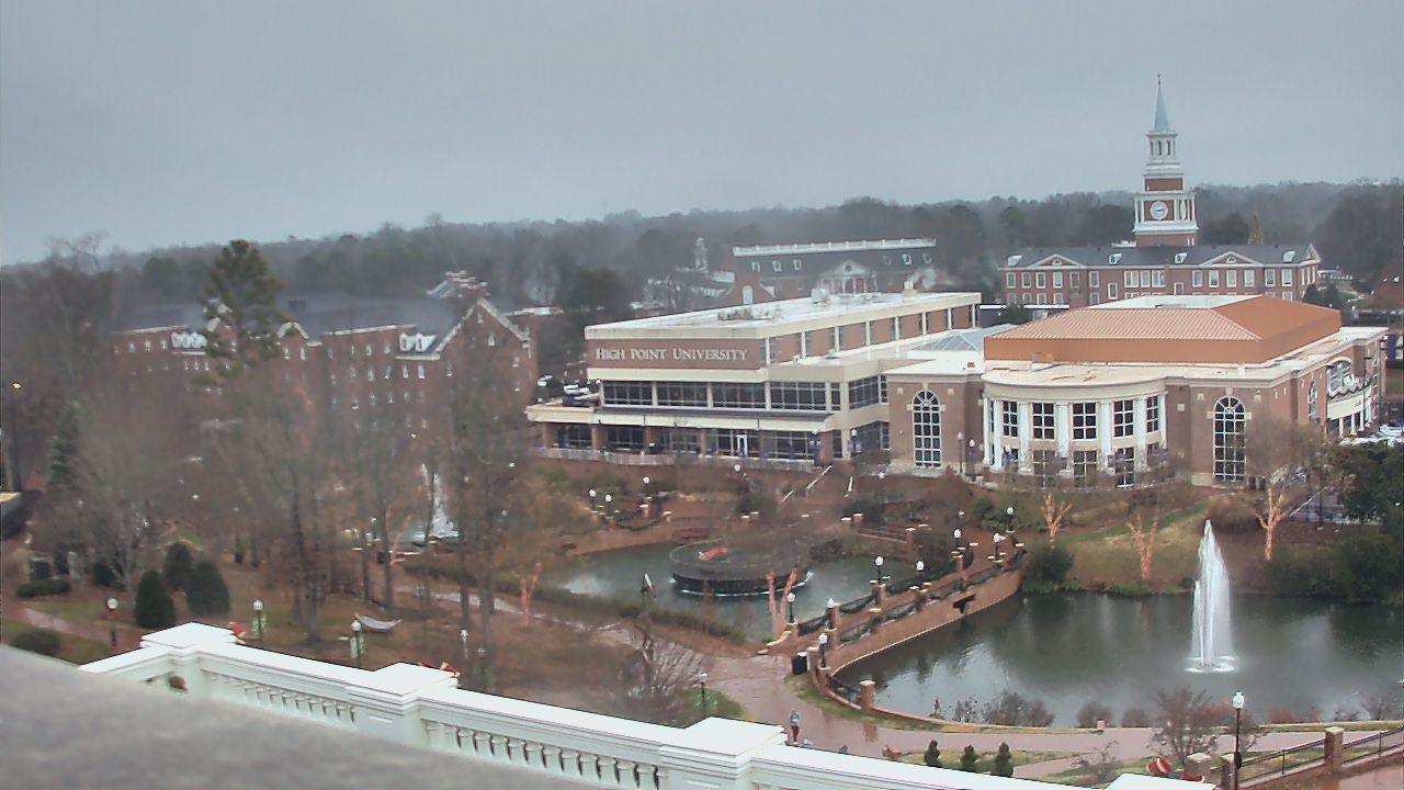 Thumbnail for current weather camera view from High Point University in High Point, North Carolina