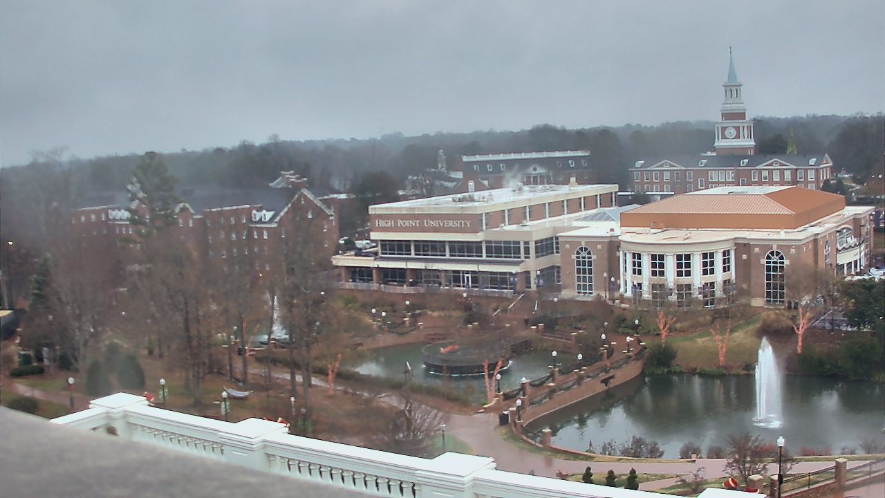 Thumbnail for current weather camera view from High Point University in High Point, North Carolina