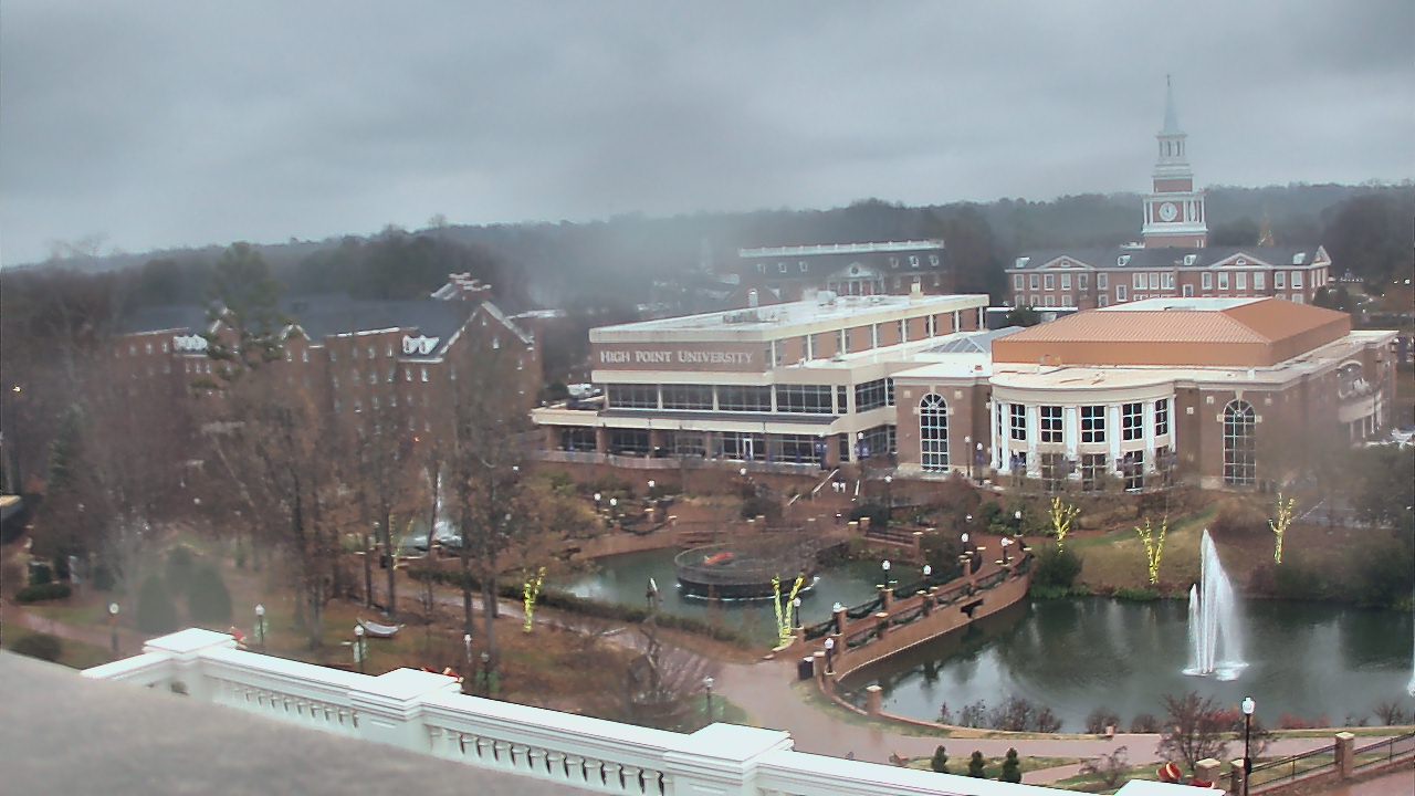 Thumbnail for current weather camera view from High Point University in High Point, North Carolina