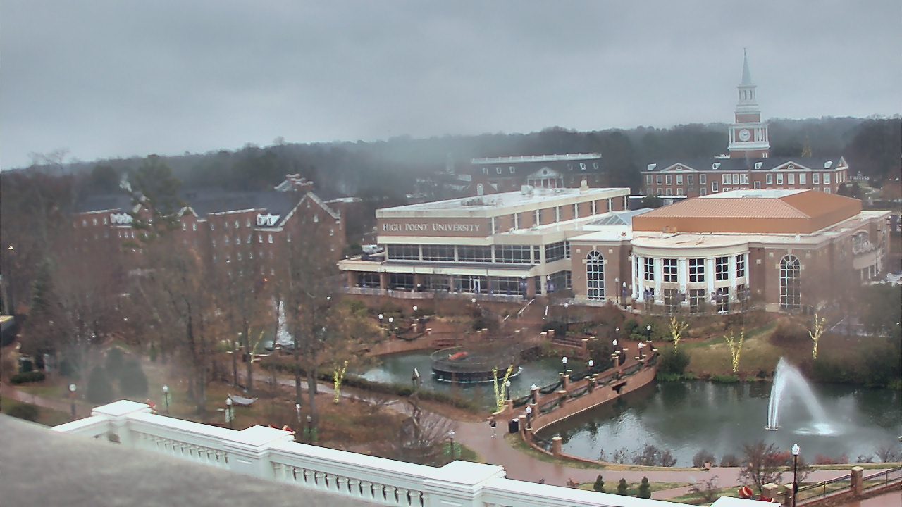 Thumbnail for current weather camera view from High Point University in High Point, North Carolina