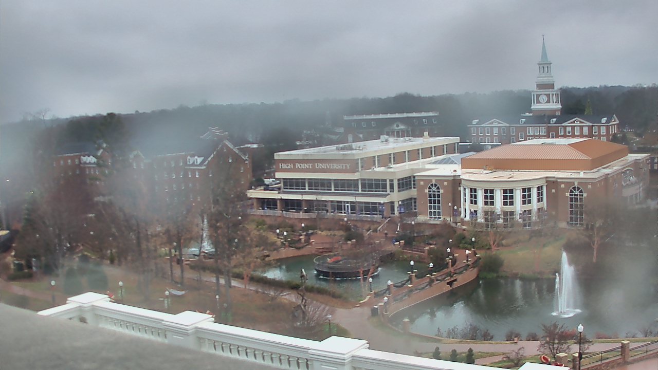 Thumbnail for current weather camera view from High Point University in High Point, North Carolina