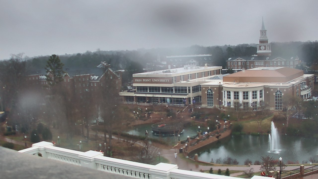 Thumbnail for current weather camera view from High Point University in High Point, North Carolina