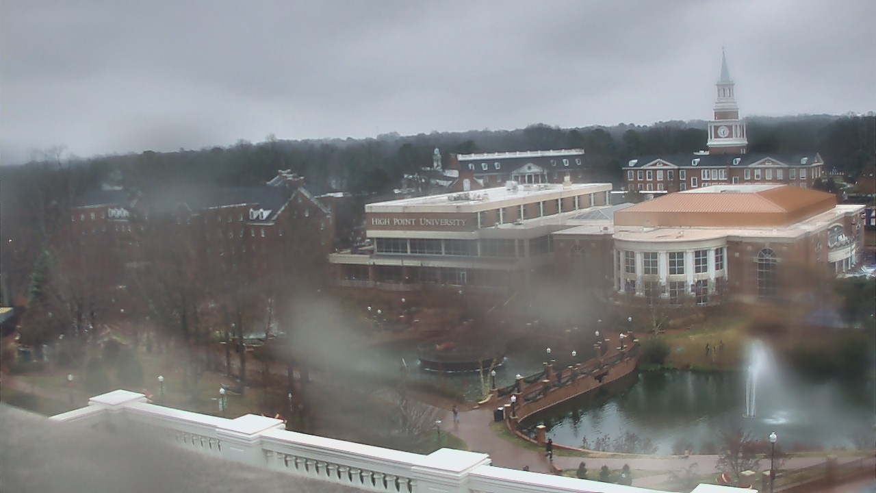 Thumbnail for current weather camera view from High Point University in High Point, North Carolina