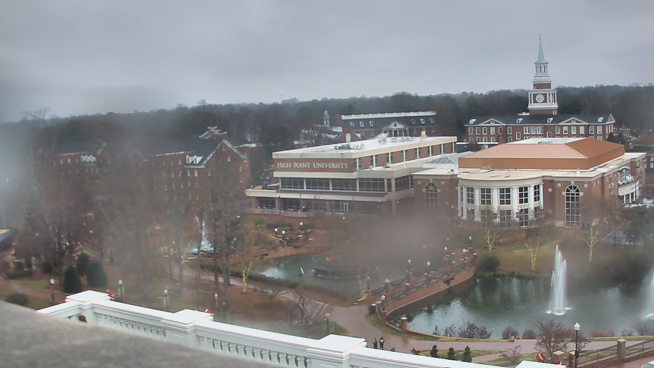 Thumbnail for current weather camera view from High Point University in High Point, North Carolina