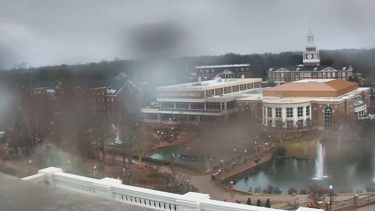 Thumbnail for current weather camera view from High Point University in High Point, North Carolina