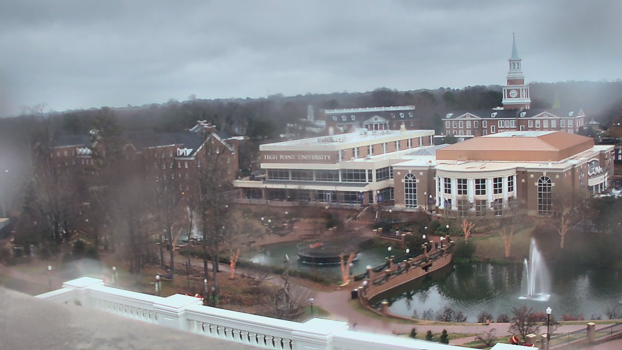 Thumbnail for current weather camera view from High Point University in High Point, North Carolina