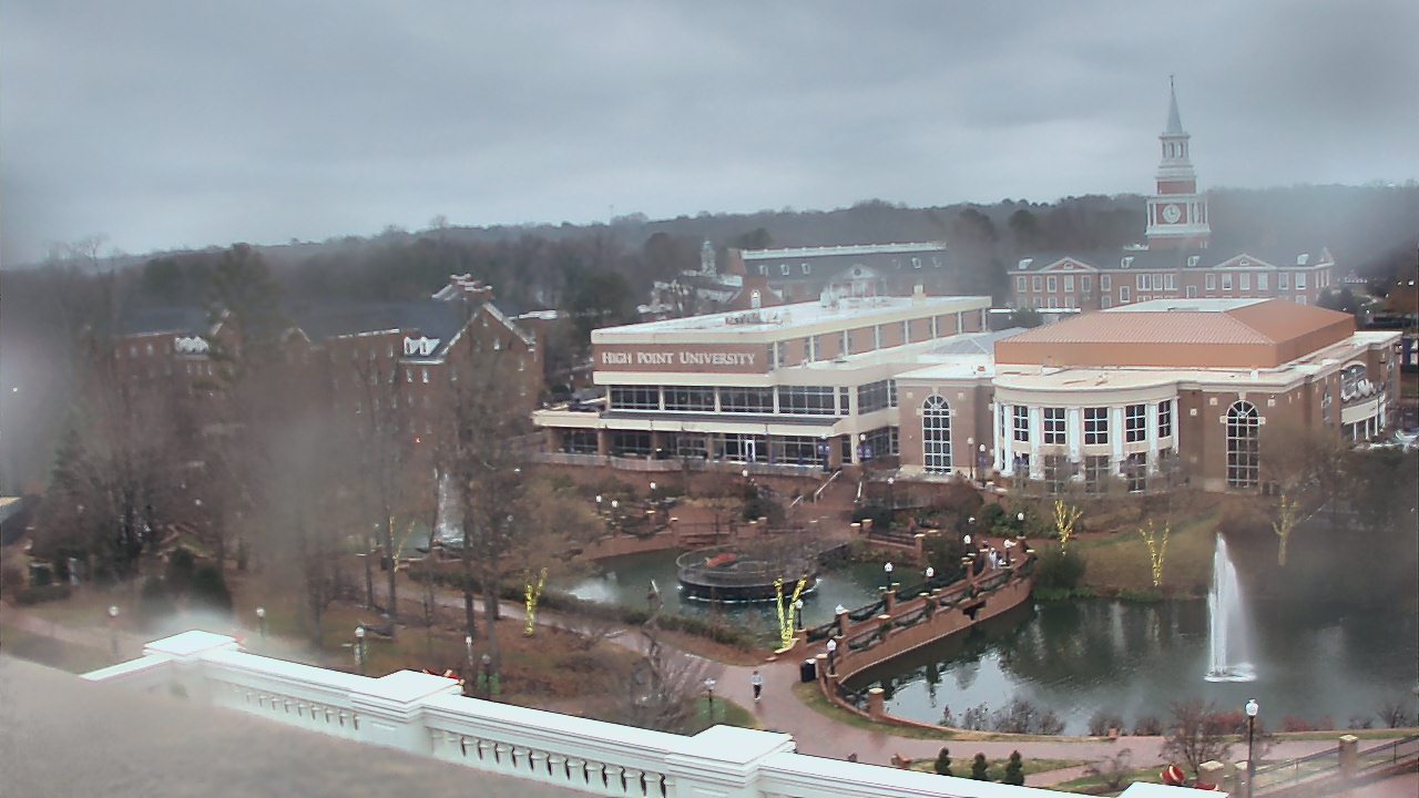 Thumbnail for current weather camera view from High Point University in High Point, North Carolina