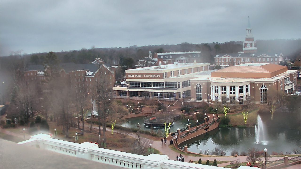 Thumbnail for current weather camera view from High Point University in High Point, North Carolina