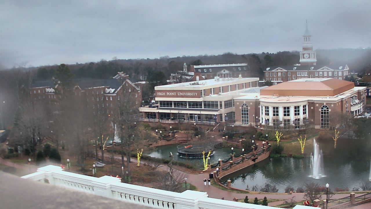 Thumbnail for current weather camera view from High Point University in High Point, North Carolina