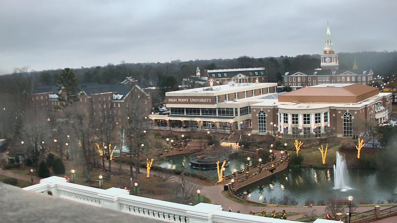 Thumbnail for current weather camera view from High Point University in High Point, North Carolina