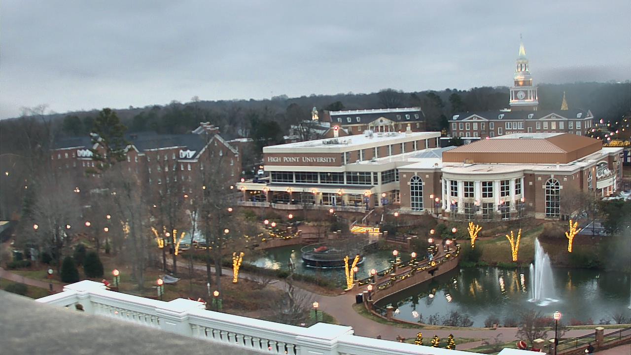 Thumbnail for current weather camera view from High Point University in High Point, North Carolina