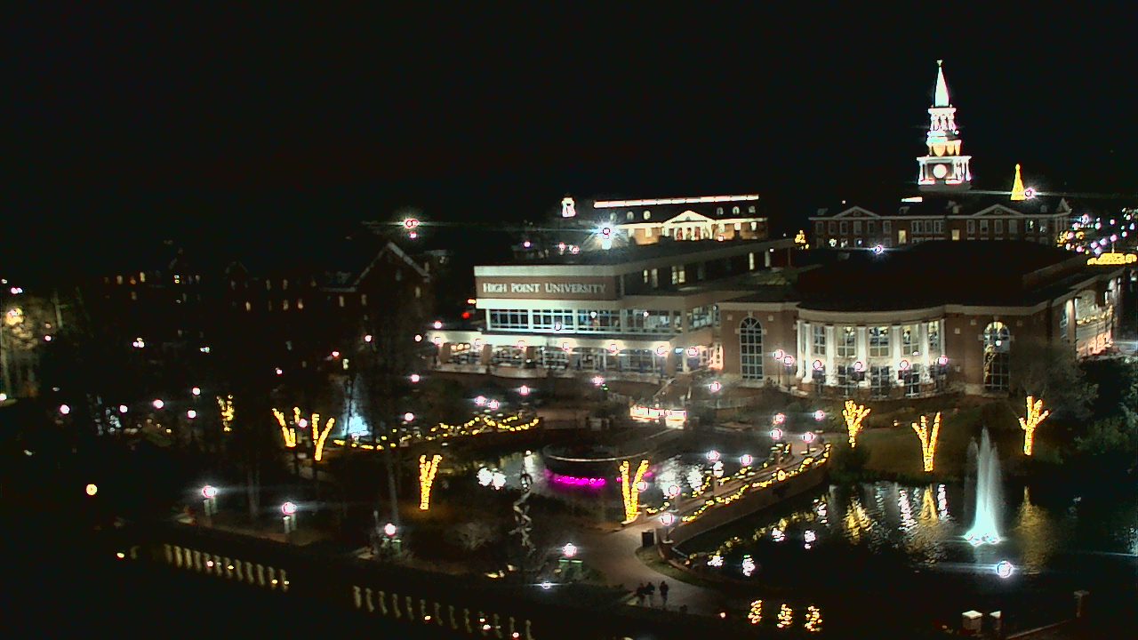 Thumbnail for current weather camera view from High Point University in High Point, North Carolina