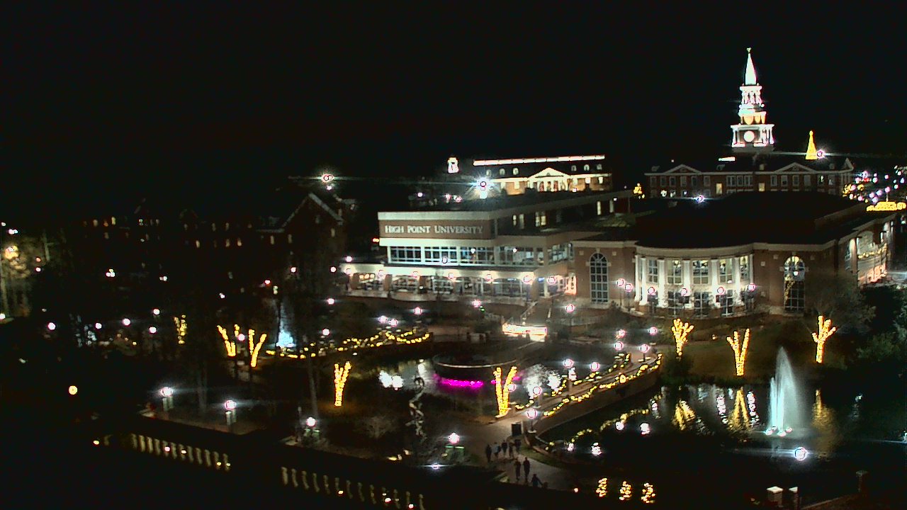 Thumbnail for current weather camera view from High Point University in High Point, North Carolina