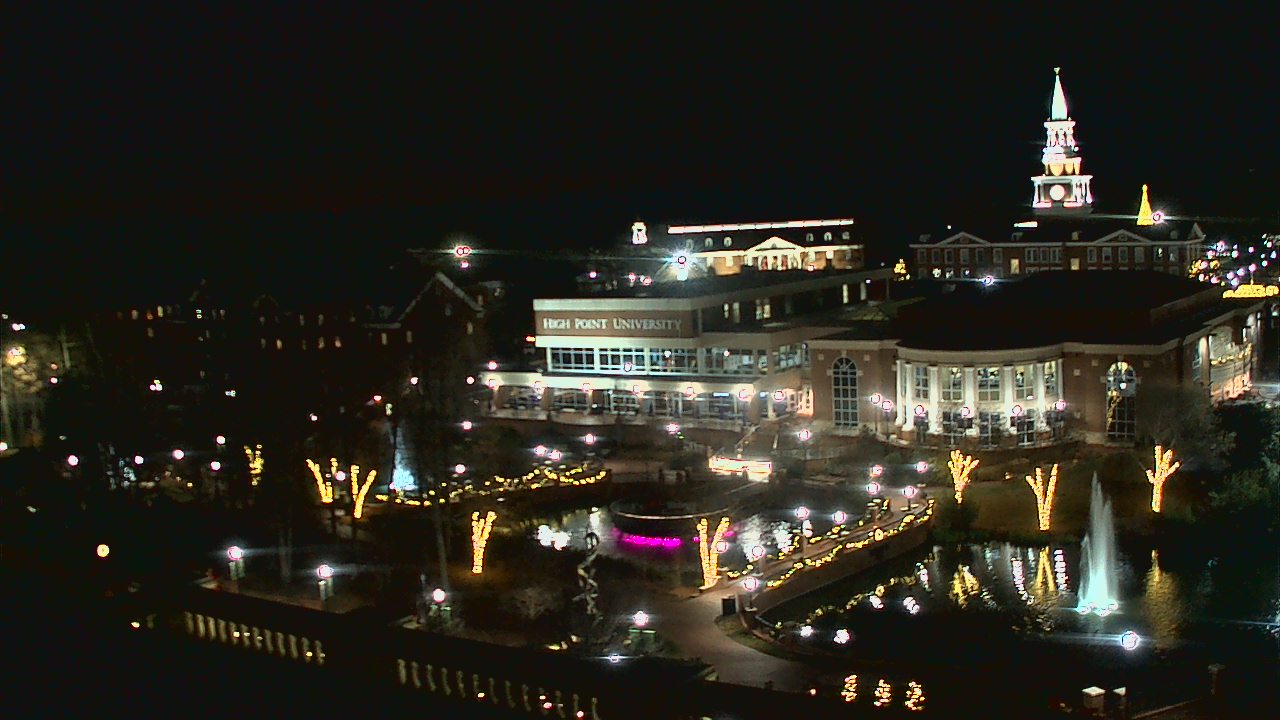 Thumbnail for current weather camera view from High Point University in High Point, North Carolina