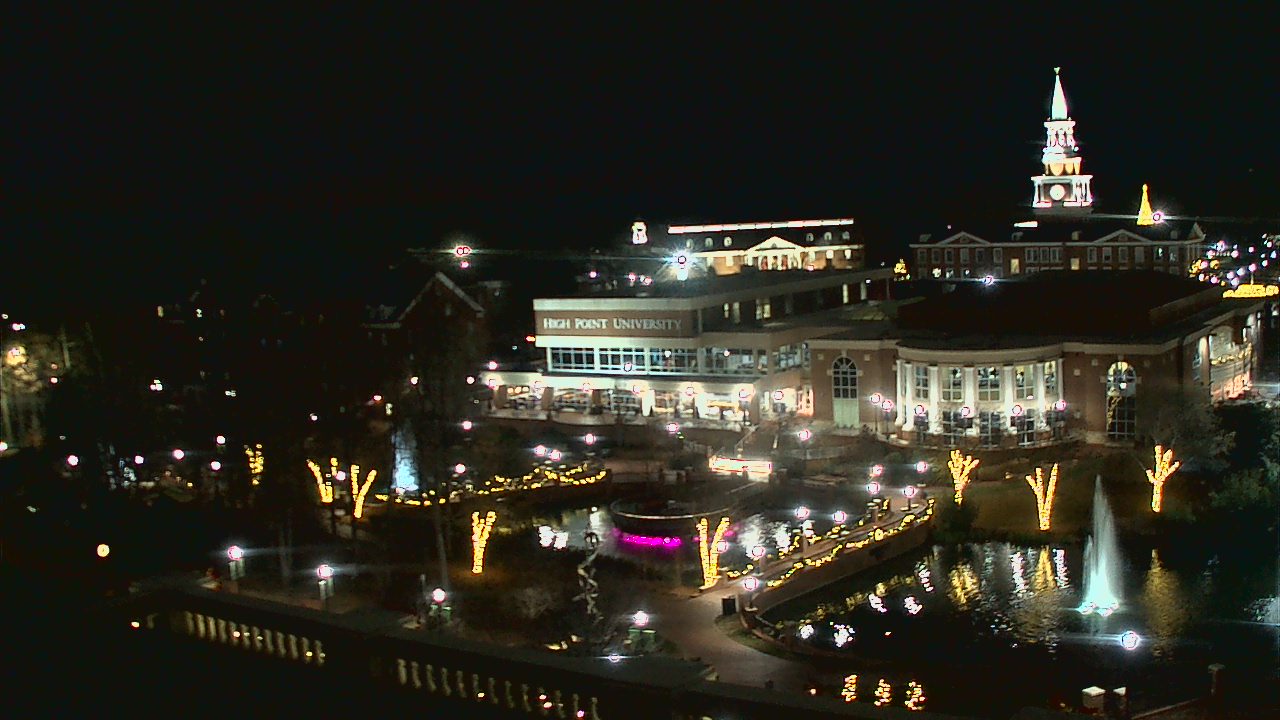 Thumbnail for current weather camera view from High Point University in High Point, North Carolina