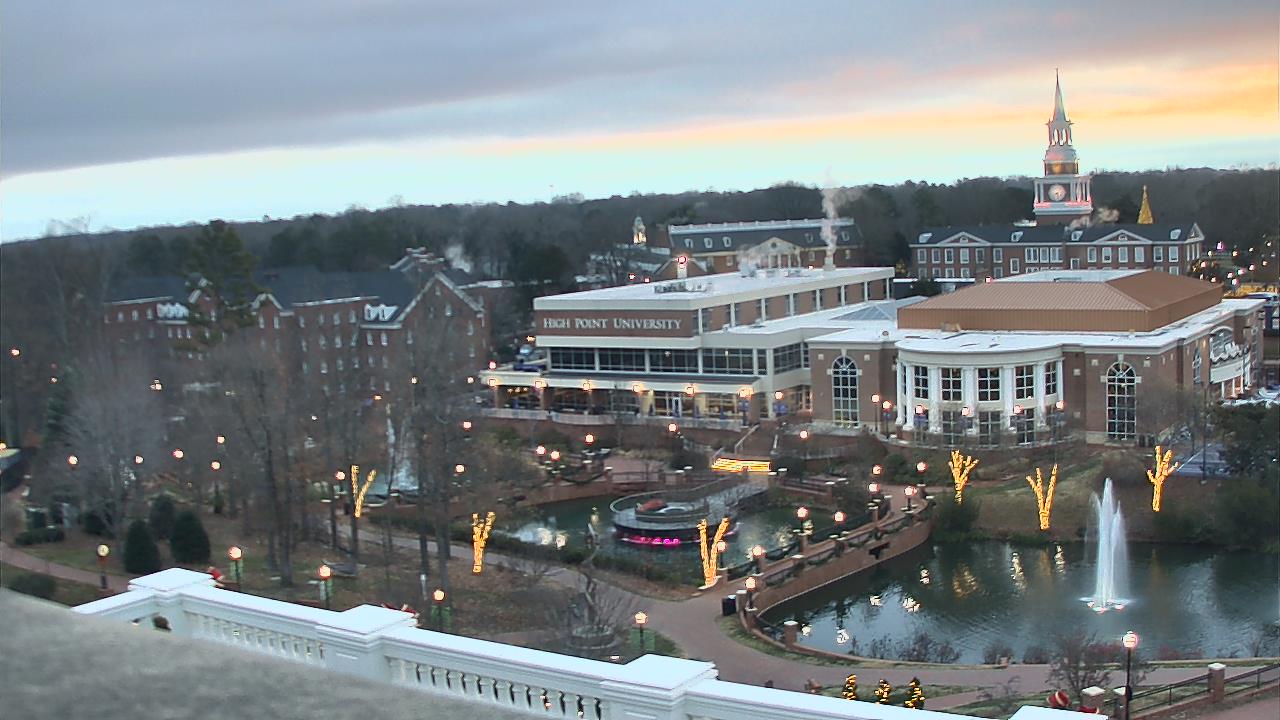 Thumbnail for current weather camera view from High Point University in High Point, North Carolina