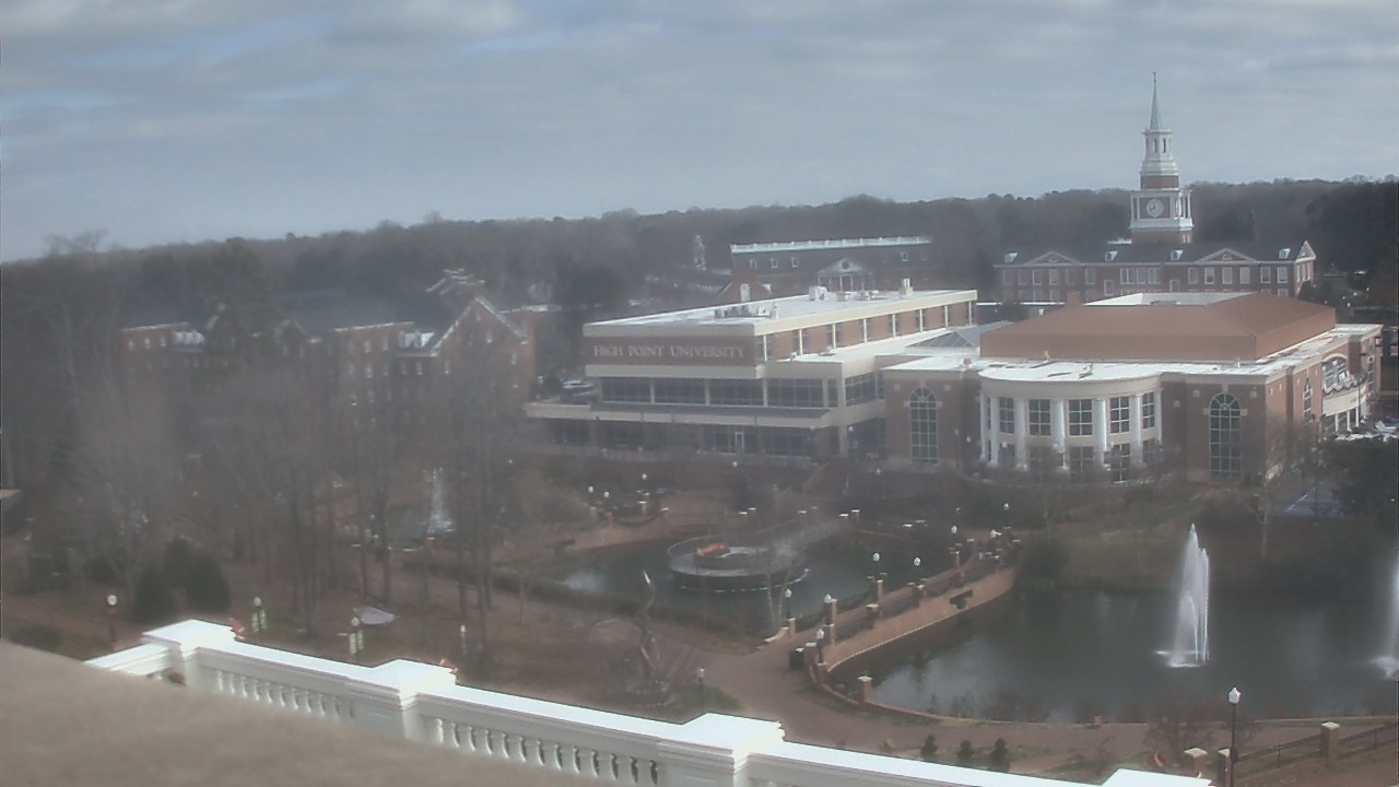 Thumbnail for current weather camera view from High Point University in High Point, North Carolina