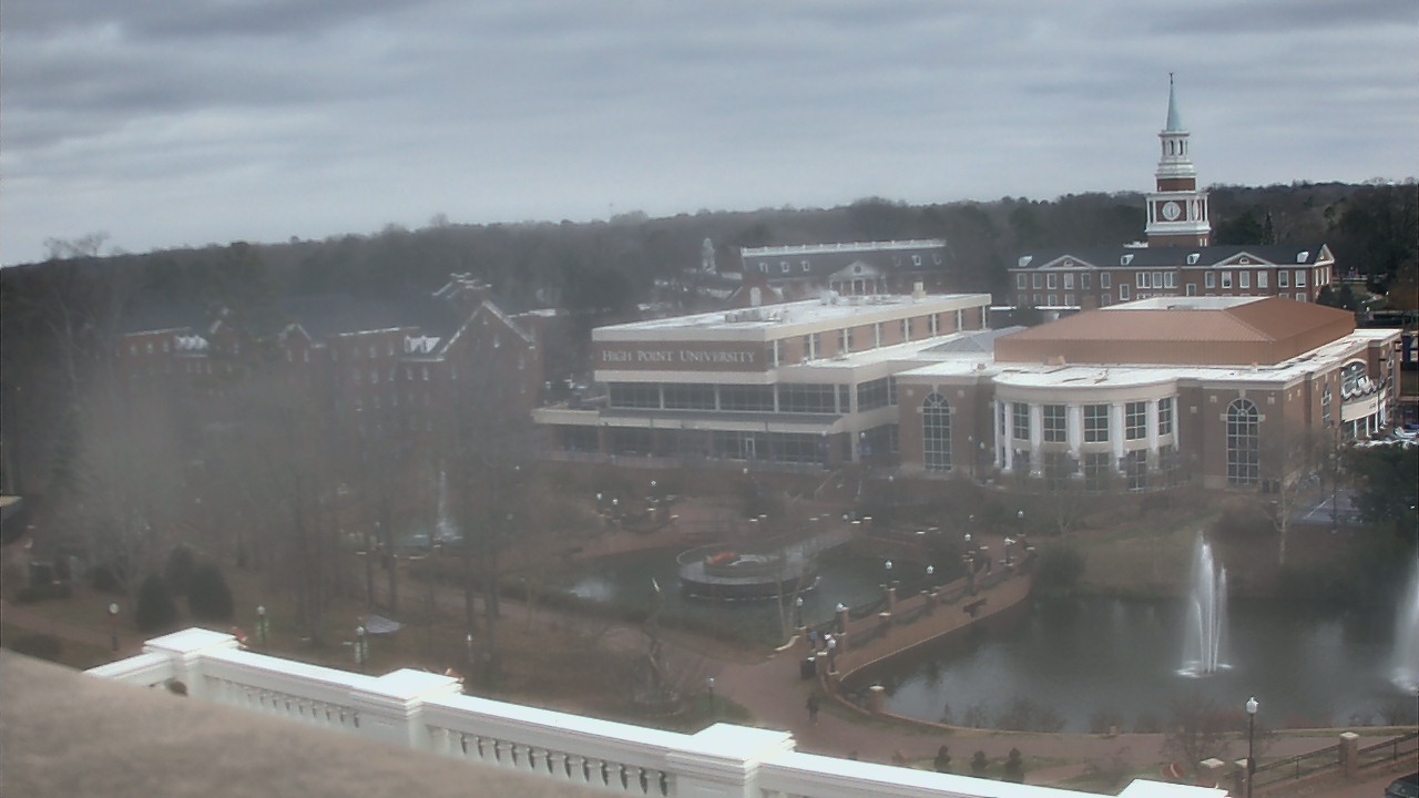 Thumbnail for current weather camera view from High Point University in High Point, North Carolina