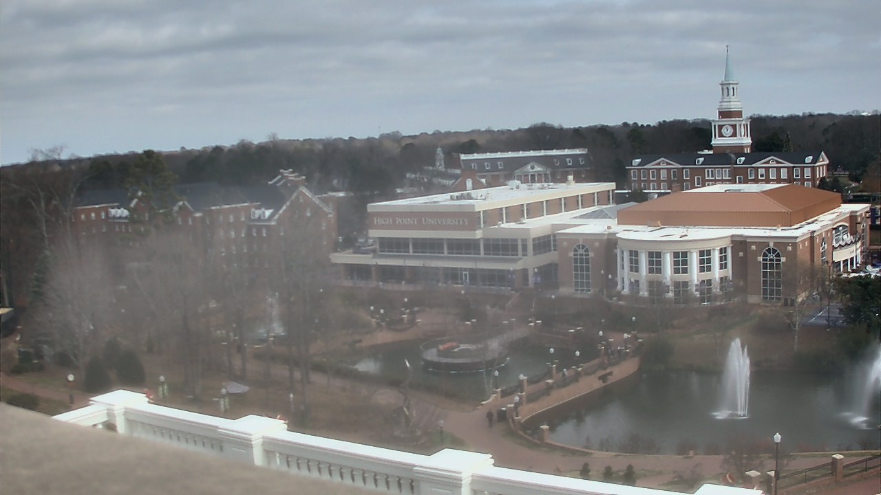 Thumbnail for current weather camera view from High Point University in High Point, North Carolina