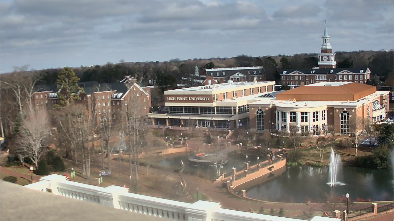 Thumbnail for current weather camera view from High Point University in High Point, North Carolina