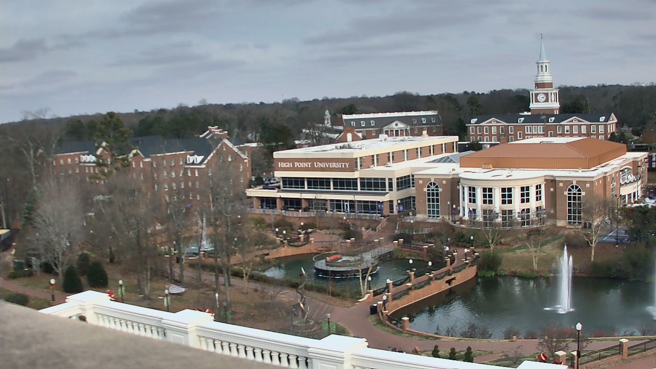 Thumbnail for current weather camera view from High Point University in High Point, North Carolina