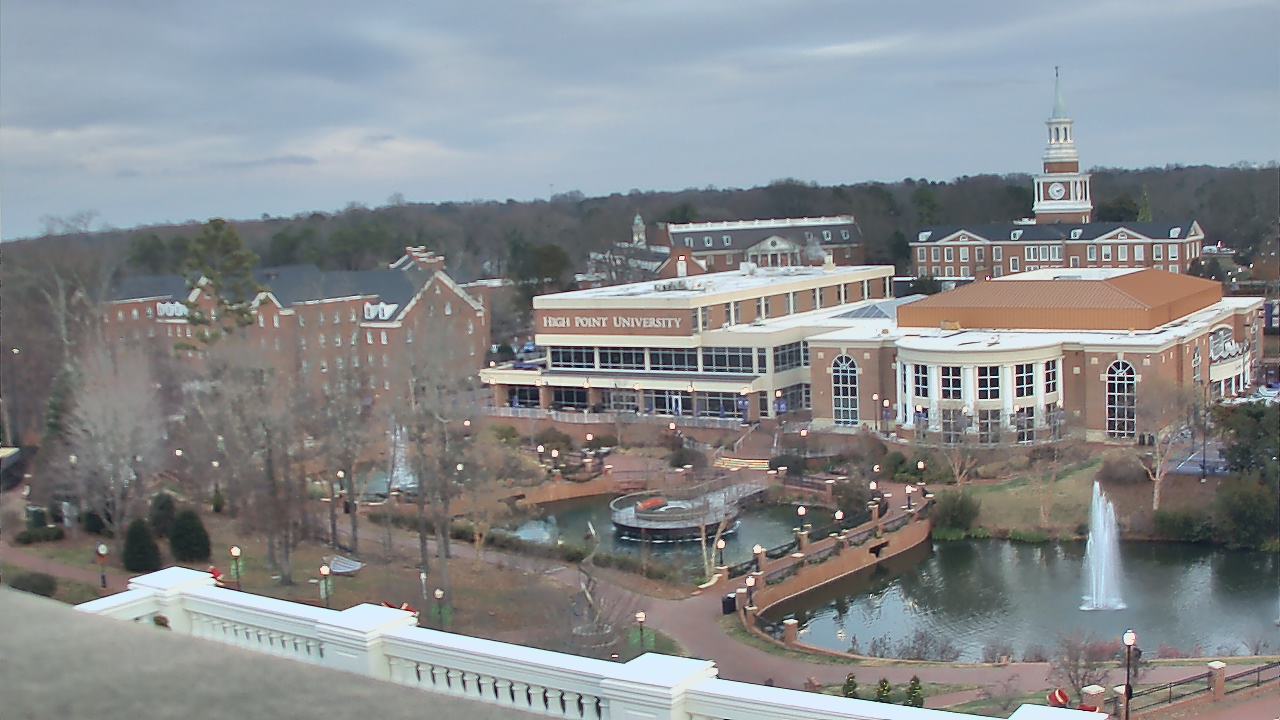 Thumbnail for current weather camera view from High Point University in High Point, North Carolina