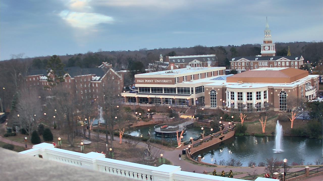 Thumbnail for current weather camera view from High Point University in High Point, North Carolina