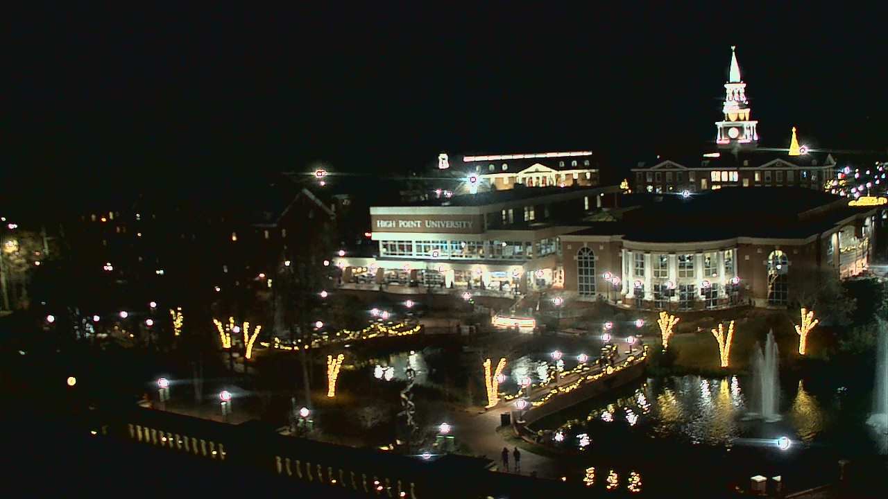Thumbnail for current weather camera view from High Point University in High Point, North Carolina