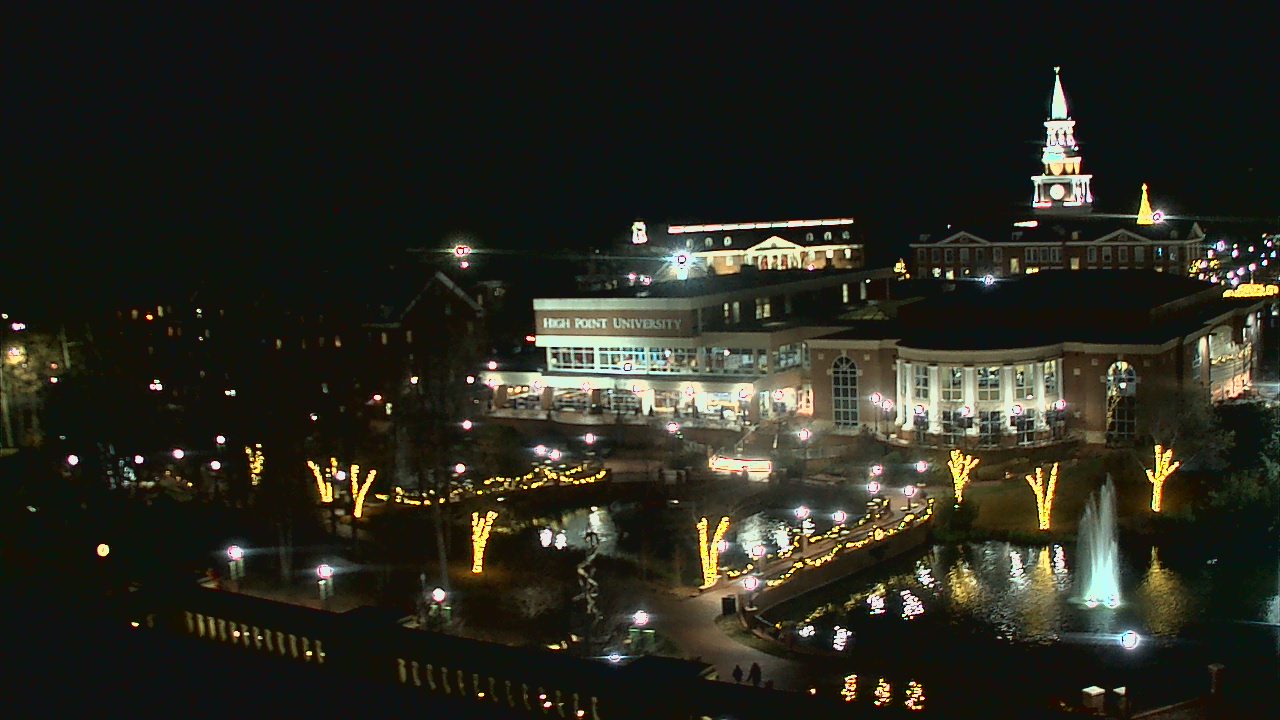 Thumbnail for current weather camera view from High Point University in High Point, North Carolina