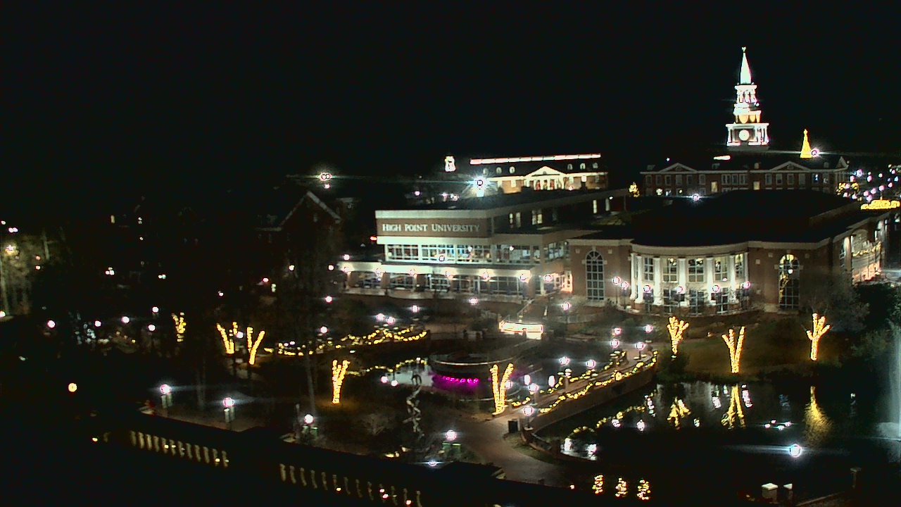 Thumbnail for current weather camera view from High Point University in High Point, North Carolina