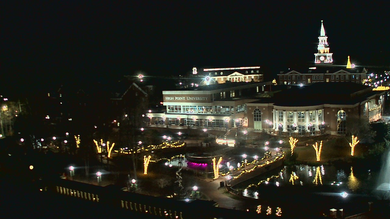 Thumbnail for current weather camera view from High Point University in High Point, North Carolina