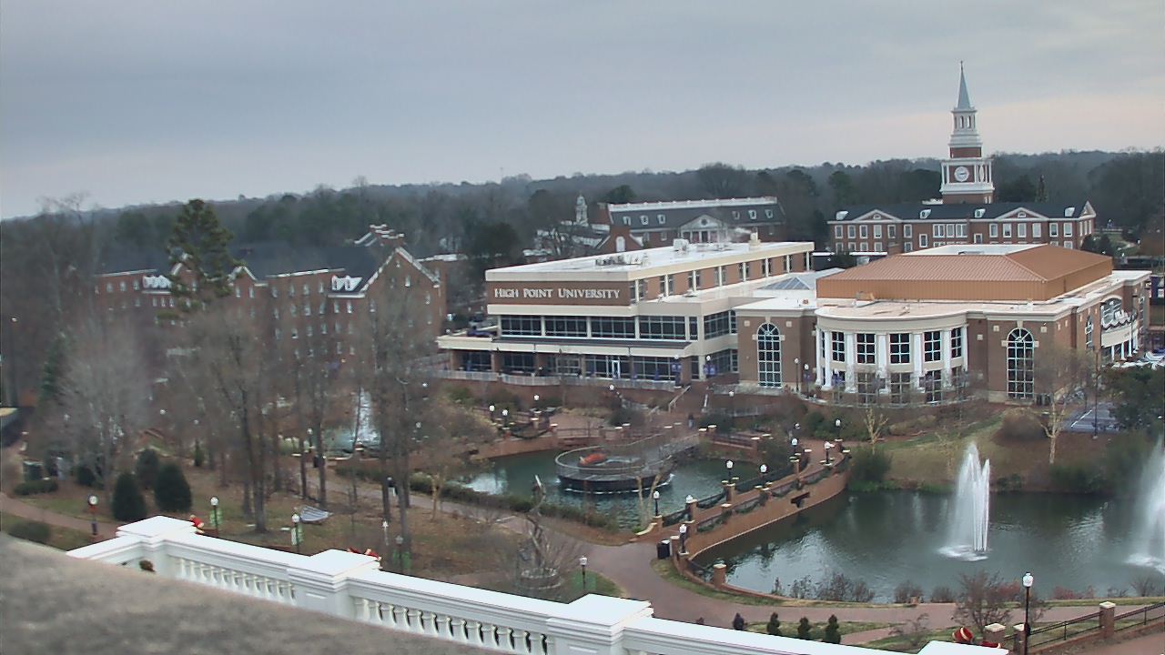 Thumbnail for current weather camera view from High Point University in High Point, North Carolina