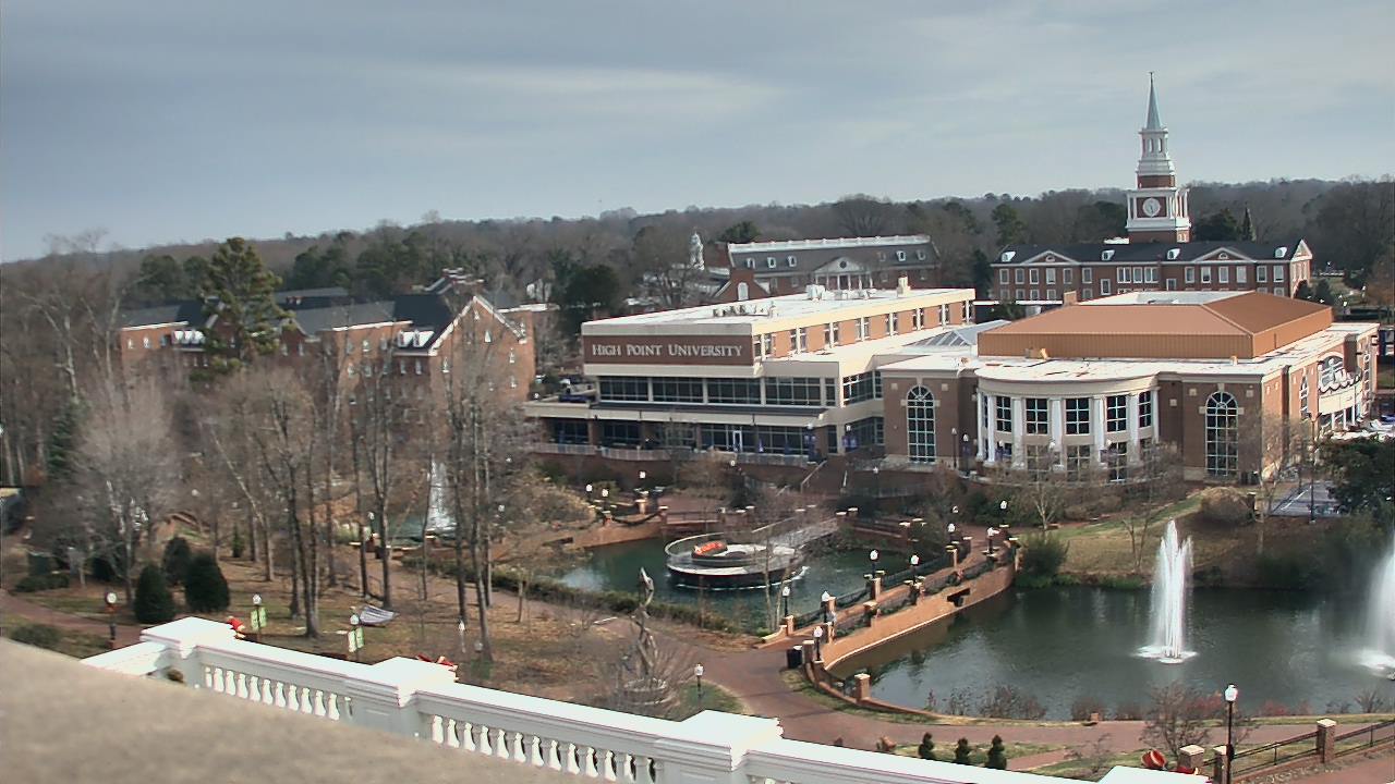 Thumbnail for current weather camera view from High Point University in High Point, North Carolina