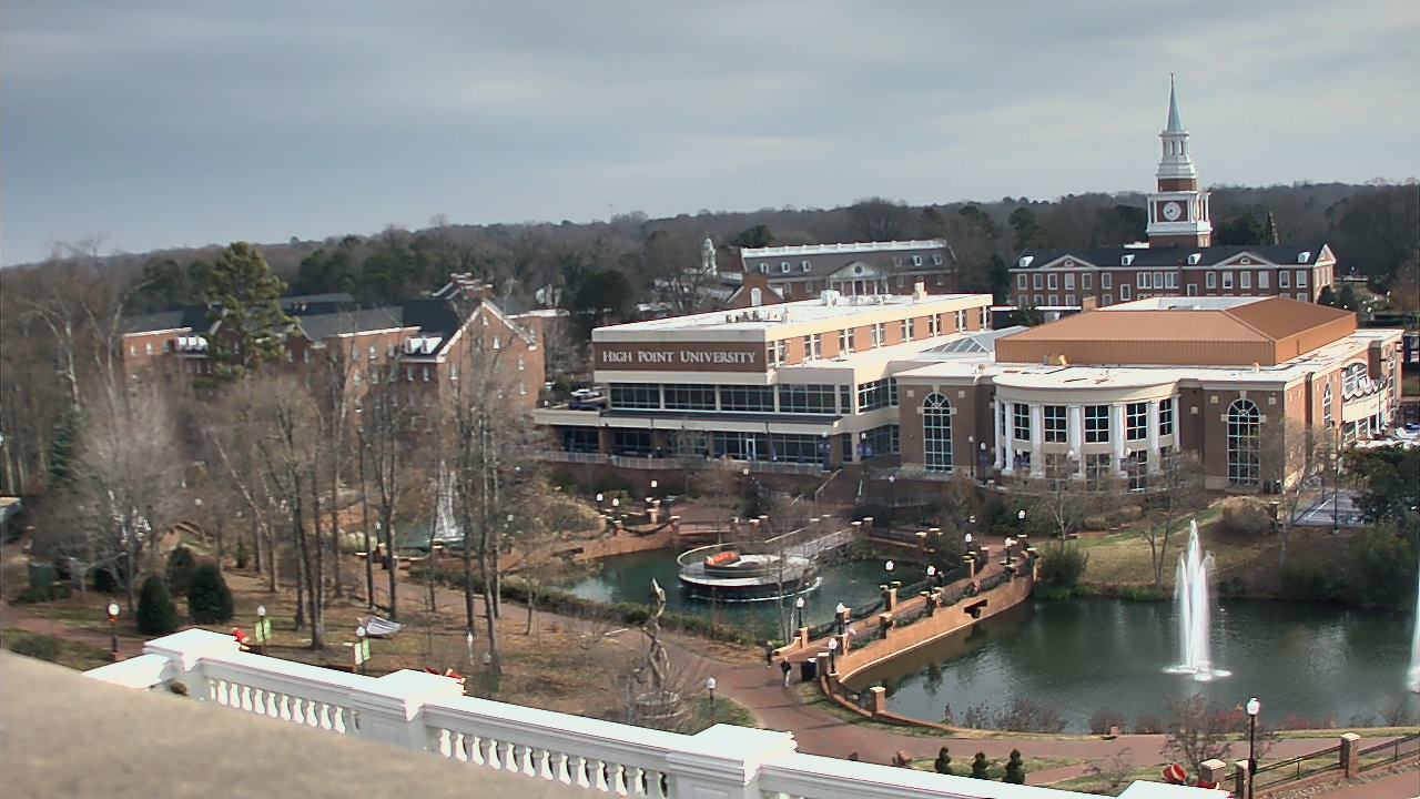 Thumbnail for current weather camera view from High Point University in High Point, North Carolina