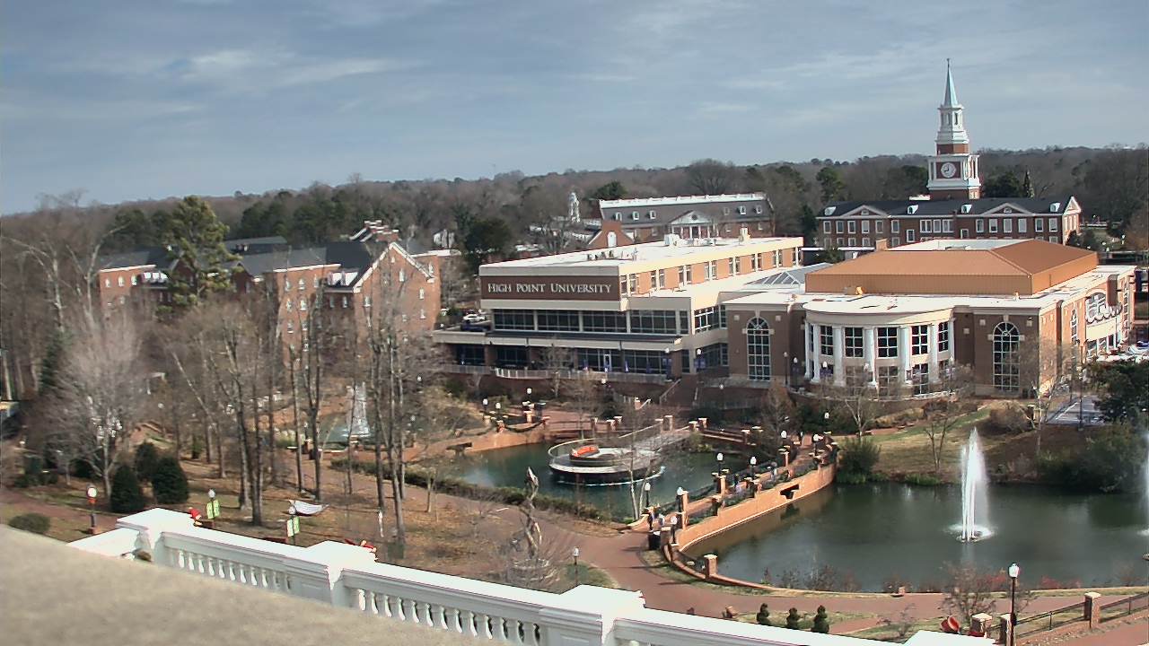 Thumbnail for current weather camera view from High Point University in High Point, North Carolina