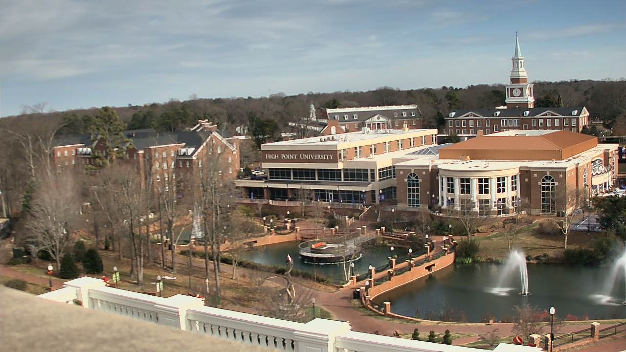 Thumbnail for current weather camera view from High Point University in High Point, North Carolina