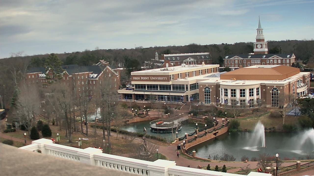 Thumbnail for current weather camera view from High Point University in High Point, North Carolina