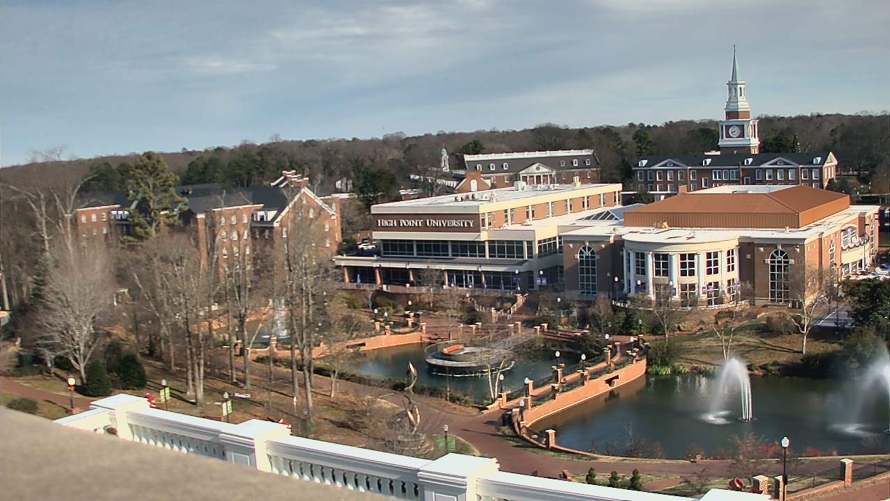 Thumbnail for current weather camera view from High Point University in High Point, North Carolina