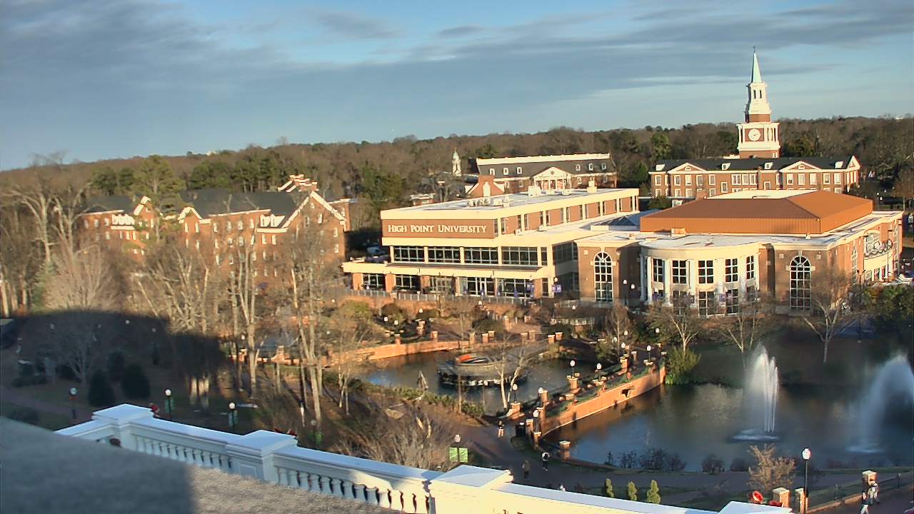 Thumbnail for current weather camera view from High Point University in High Point, North Carolina