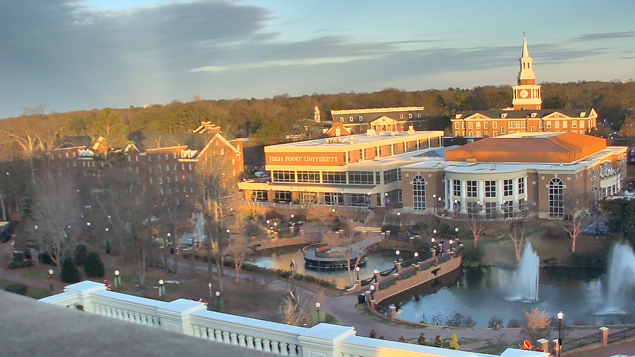Thumbnail for current weather camera view from High Point University in High Point, North Carolina