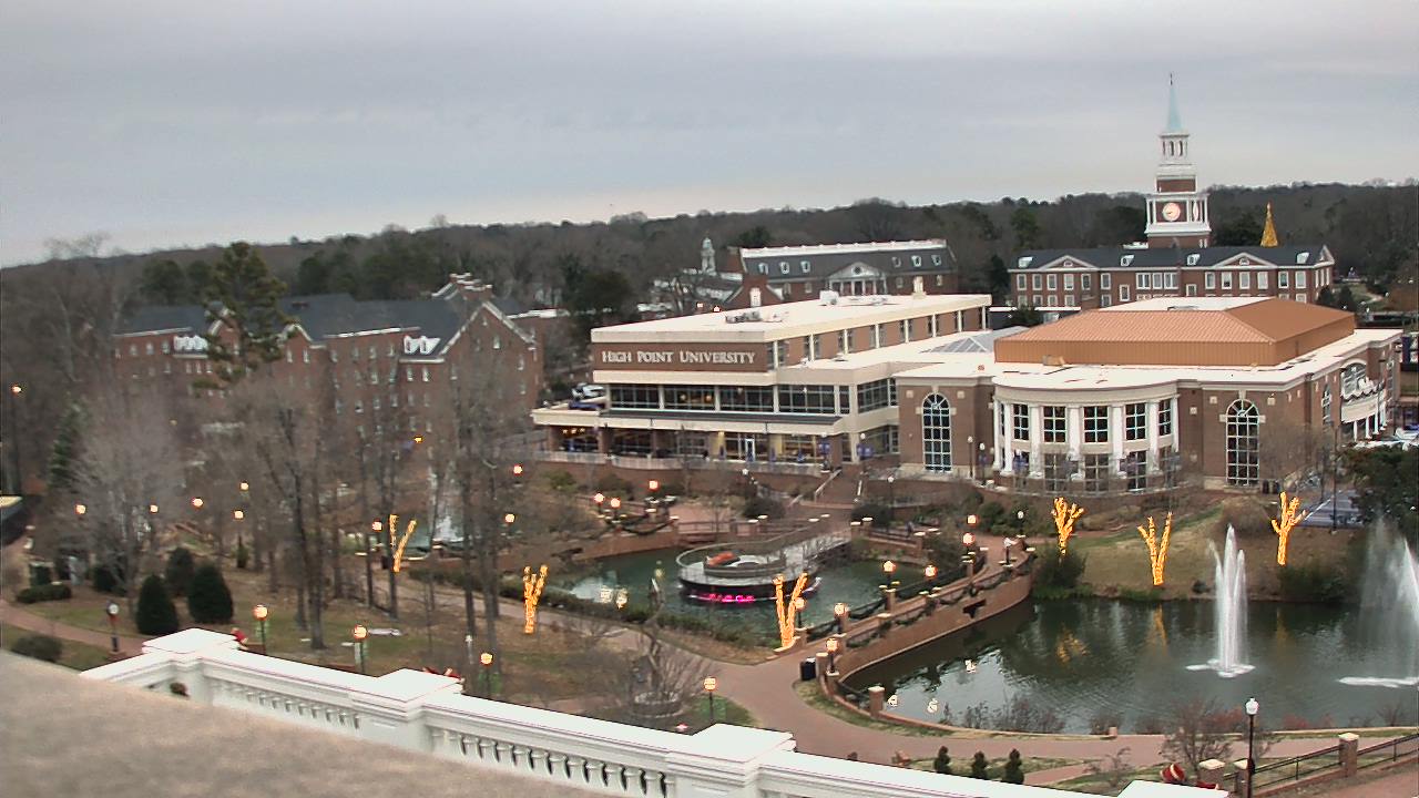 Thumbnail for current weather camera view from High Point University in High Point, North Carolina