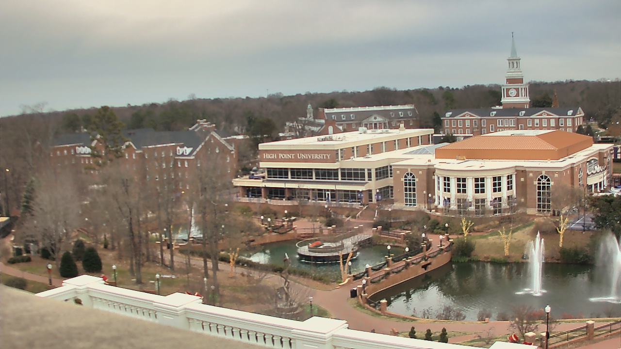 Thumbnail for current weather camera view from High Point University in High Point, North Carolina