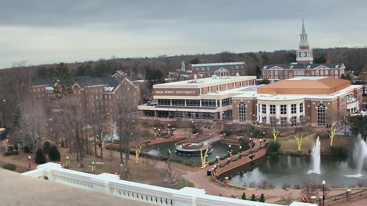 Thumbnail for current weather camera view from High Point University in High Point, North Carolina