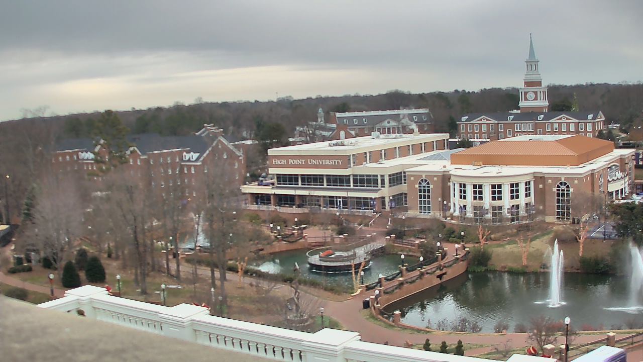 Thumbnail for current weather camera view from High Point University in High Point, North Carolina